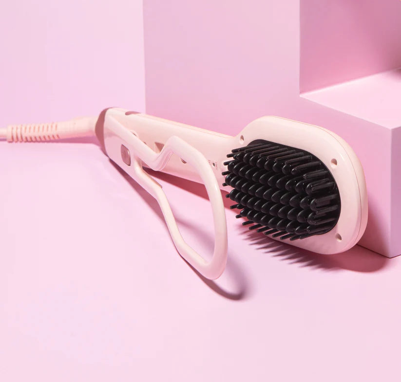 La Brosse Lissante Professionnelle 2-en-1 pour des Cheveux Ultra-Lisses